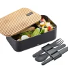 Lunch box Gefu Enviro avec set de 3 couverts