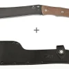 Machette Buck 108 Compadre Froe 0108BRS1 lame 21,4cm manche micarta avec étui en cuir