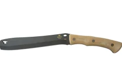 Machette Buck 108 Compadre Froe 0108BRS1 lame 21,4cm manche micarta avec étui en cuir