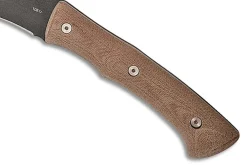 Machette Buck 108 Compadre Froe 0108BRS1 lame 21,4cm manche micarta avec étui en cuir