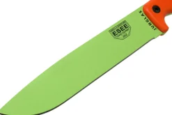 Machette Esee Junglas JUNGLAS-VG-E lame carbone venom green 26,5cm manche G10 orange + étui