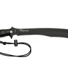 Machette kukri Wildsteer W Tiger WTIG3113N 45cm lame noire manche Kraton noir + étui en nylon