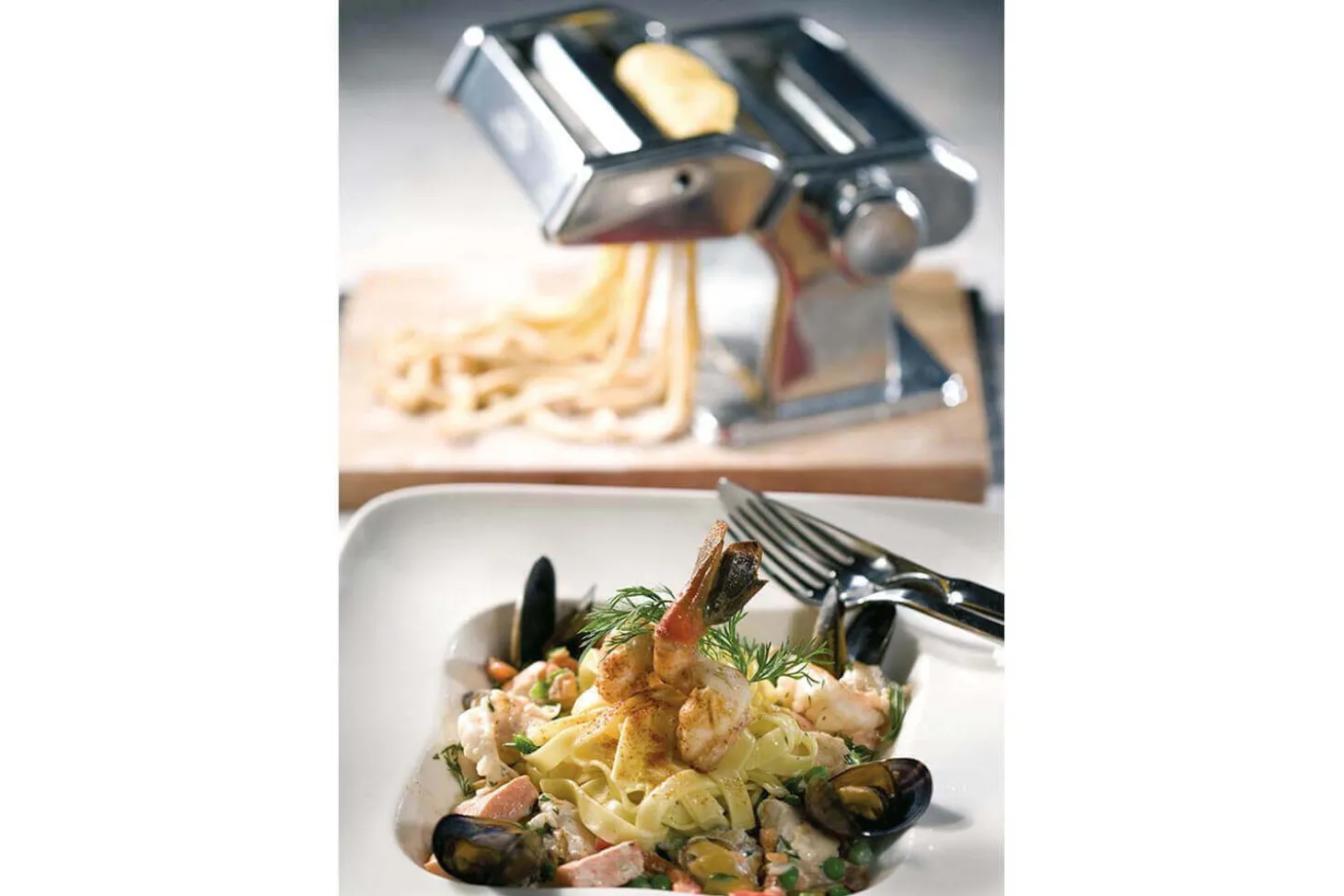 Machine à pâtes fraîches Gefu Pasta Perfetta De Luxe + 3 accessoires