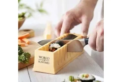 Machine à sushis KitchenCraft World of Flavors jaune