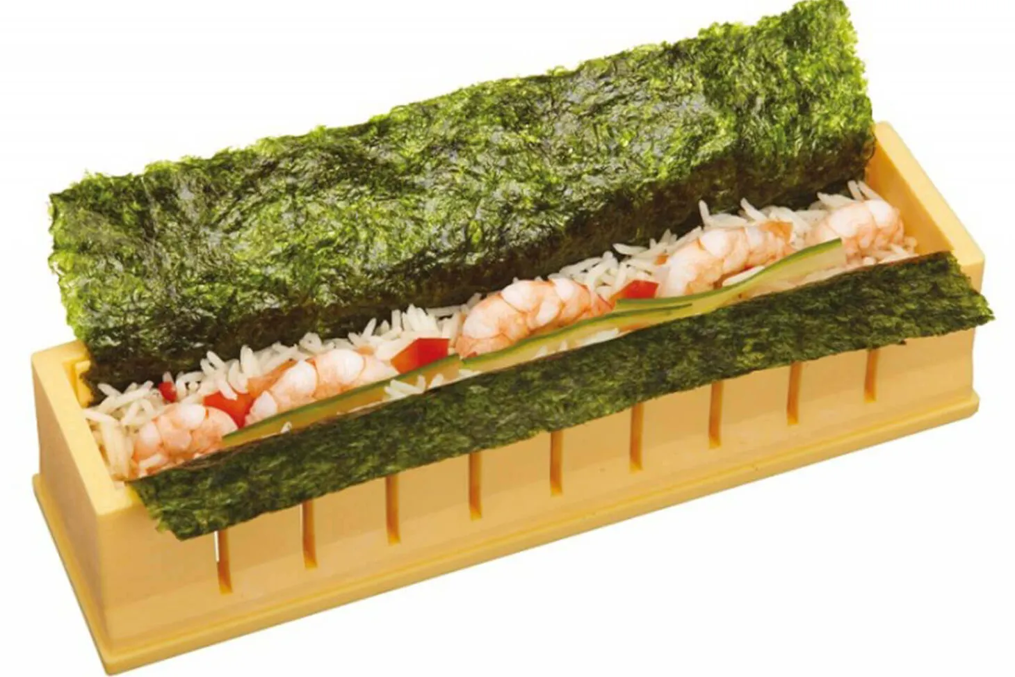 Machine à sushis KitchenCraft World of Flavors jaune