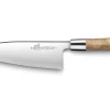 Malette Sabatier International 3 couteaux de cuisine style japonais manche Zebrano