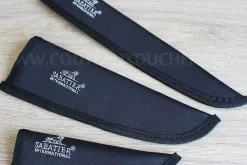 Malette Sabatier International 3 couteaux de cuisine style japonais manche Zebrano