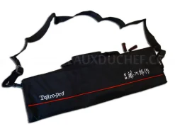 Malette souple pour 8 couteaux de cuisine - nylon noir Tojiro