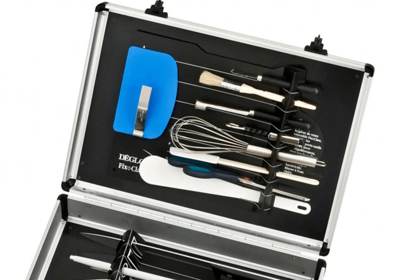 Malette 33 ustensiles et couteaux Deglon Campus Cuisine + 2 plateaux FIXCLASS