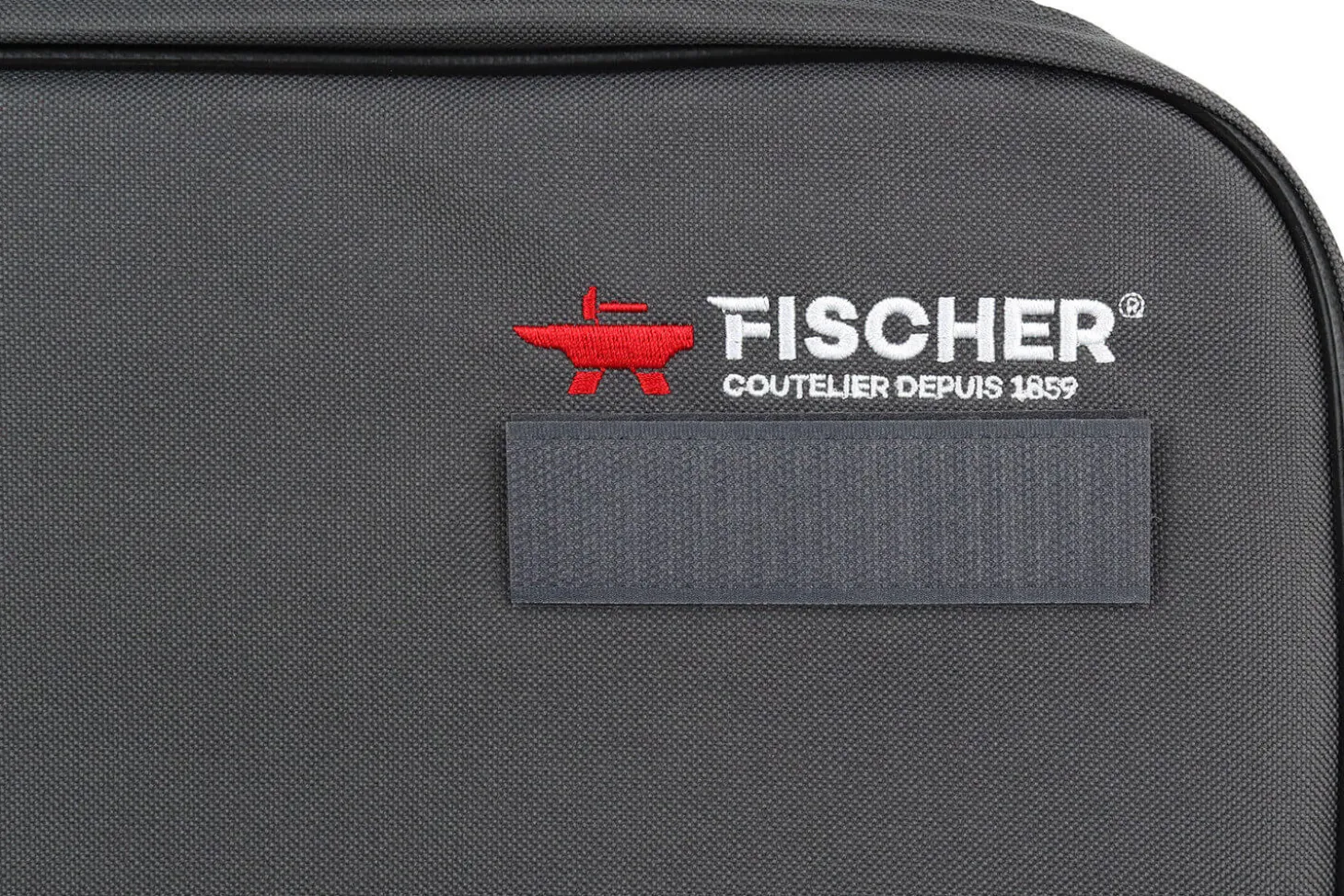 Malette vide grise Fischer pour 16 couteaux de cuisine et ustensiles