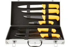 Mallette Albert de Thiers ECO 6 couteaux de cuisine + 1 fusil à aiguiser