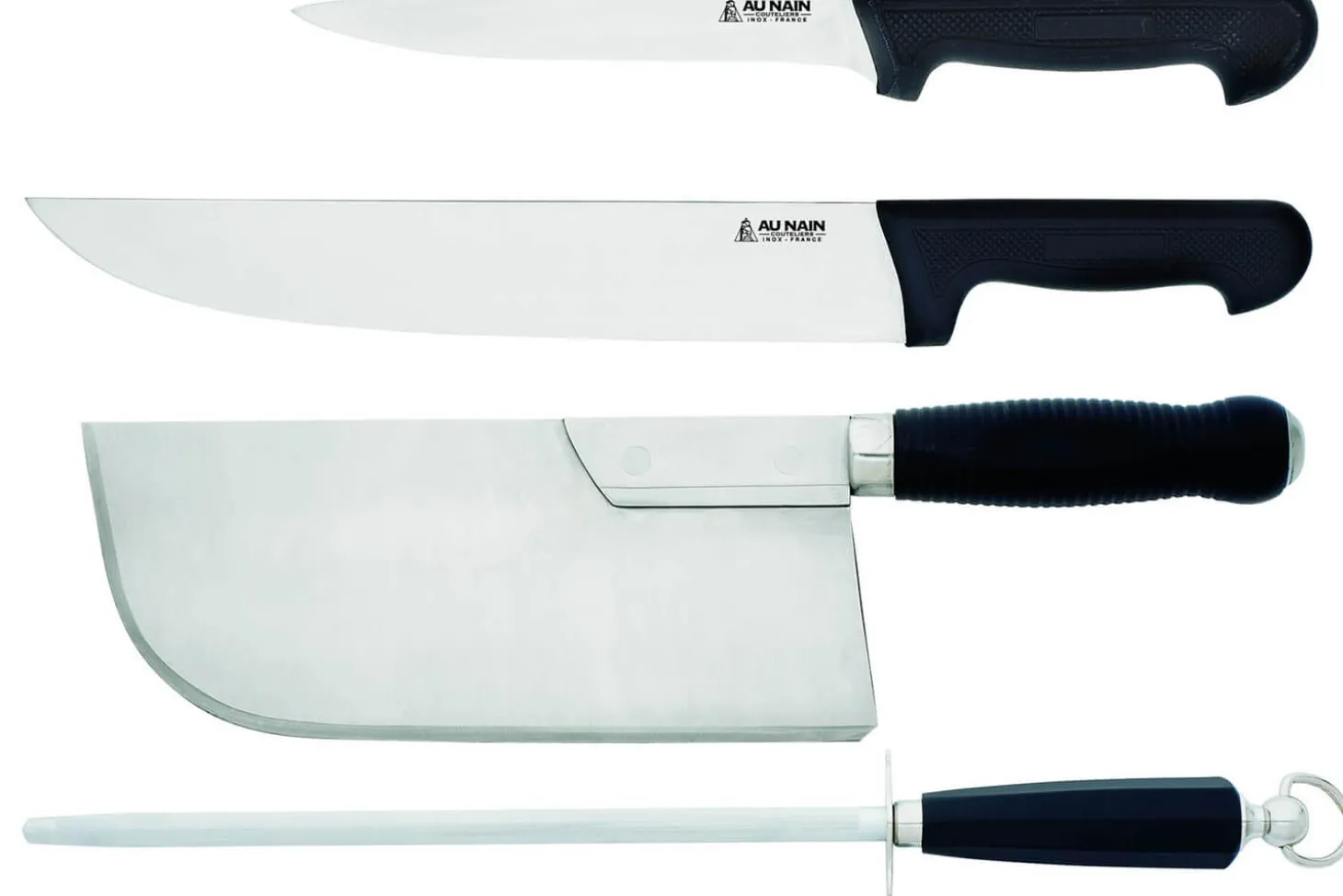 Mallette Au Nain en métal spéciale dépeçage du gibier 5 pièces