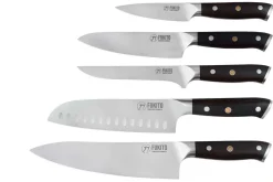Mallette 5 couteaux de cuisine Fukito Ebène X50