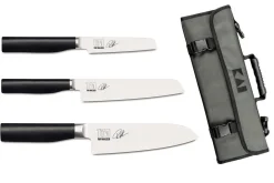 Mallette 3 couteaux de cuisine Kai Shun Kamagata Tim Malzer