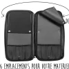 Mallette cuisine Sabatier Toque Blanche 5 couteaux fabrication française + 1 fusil