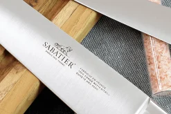 Mallette cuisine Sabatier Toque Blanche 5 couteaux fabrication française + 1 fusil
