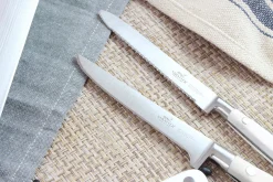 Mallette cuisine Sabatier Toque Blanche 5 couteaux fabrication française + 1 fusil
