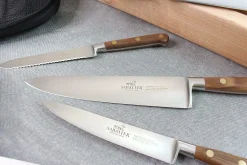 Mallette cuisinier Sabatier Périgord 5 couteaux fabrication française + 1 fusil