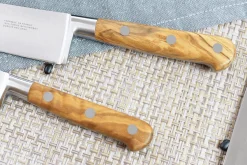 Mallette cuisinier Sabatier Provençao 5 couteaux fabrication française + 1 fusil