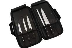 Mallette de 4 couteaux + 1 fusil Sabatier Chef fabrication française