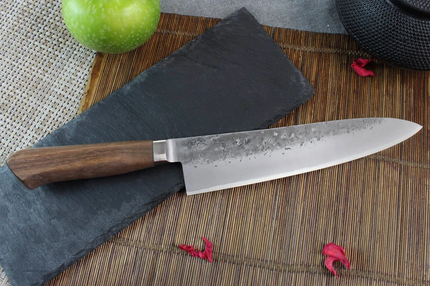 Mallette de 3 couteaux japonais artisanaux Wusaki Nogami