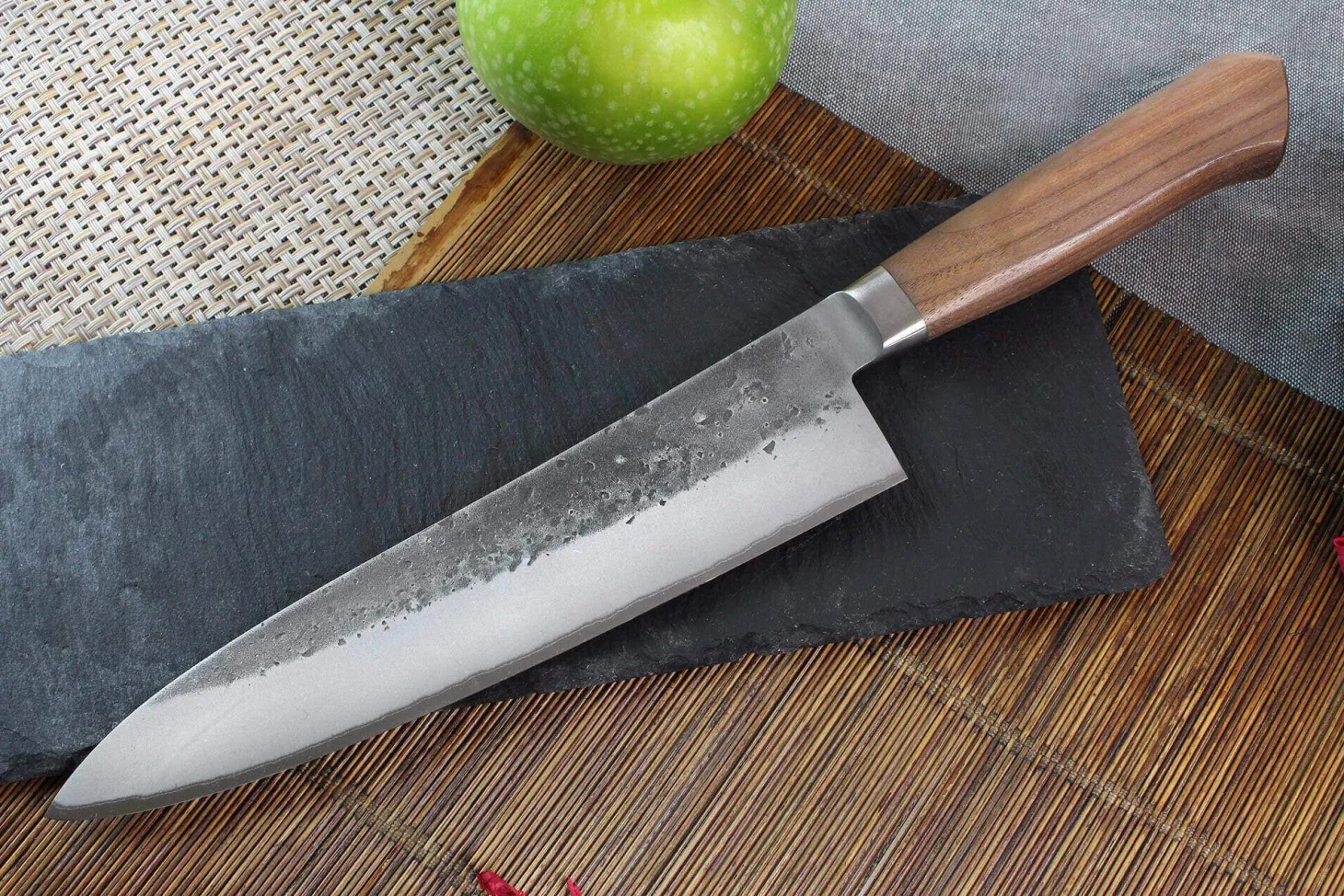 Mallette de 3 couteaux japonais artisanaux Wusaki Nogami
