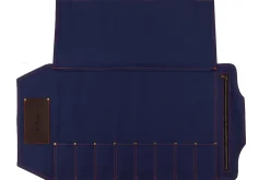 Mallette de couteaux vide Guillaume Léonard 8 places bleue