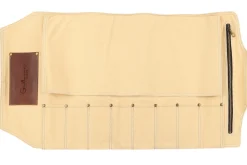Mallette de couteaux vide Guillaume Léonard 8 places jaune pastel