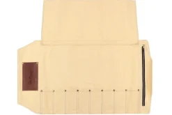 Mallette de couteaux vide Guillaume Léonard 8 places jaune pastel