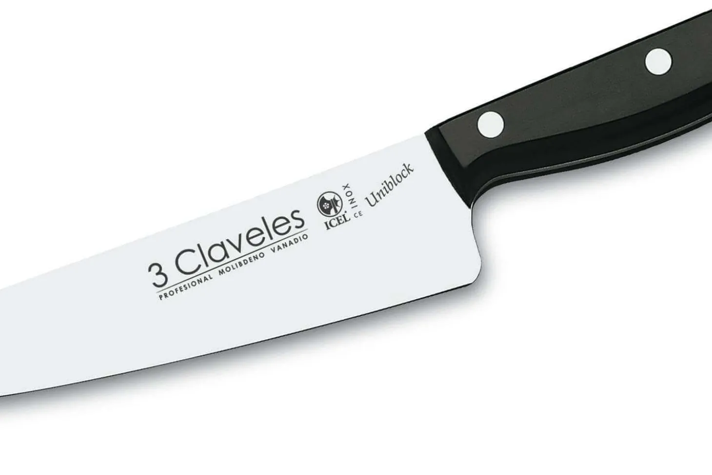 Mallette du cuisinier 5 couteaux professionnels 3 Claveles Uniblock