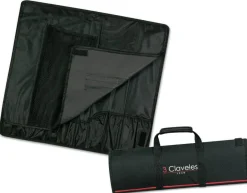 Mallette pour 10 couteaux + poches accessoires 3 Claveles