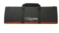 Mallette pour 10 couteaux + poches accessoires 3 Claveles