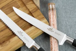 Mallette Sabatier Idéal Inox 100% forgés 7 couteaux fabrication française + 1 fourchette + 1 fusil