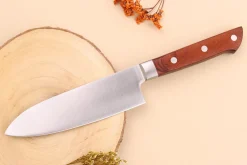 Mallette Satake Cutlery Brown Pakkawood 4 couteaux japonais