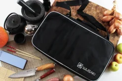 Mallette vide Wusaki pour 21 couteaux et ustensiles + 1 grande poche de rangement