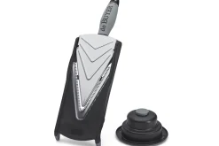 Mandoline De Buyer Kobra noire avec poussoir