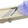 Mandoline japonaise professionnelle Benriner 3 lames petit modèle + poussoir extra large