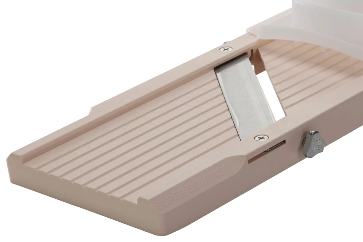 Mandoline japonaise professionnelle Super Benriner 3 lames + poussoir - Epaisseur réglable 0,5 à 4mm