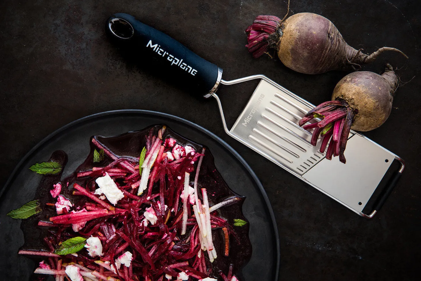 Mandoline à julienne Microplane manche noir