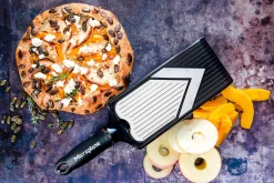Mandoline Microplane en V double fonctions avec protège doigts