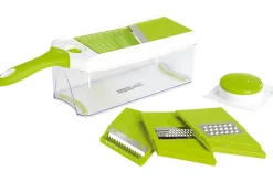 Mandoline multifonction réglable Kitchen Artist 4 lames interchangeables acier inox