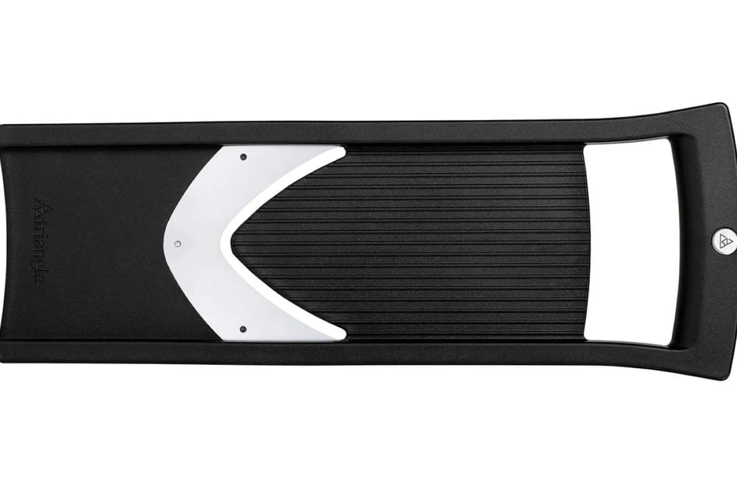 Mandoline Triangle lame inox 2mm + poussoir PP noir