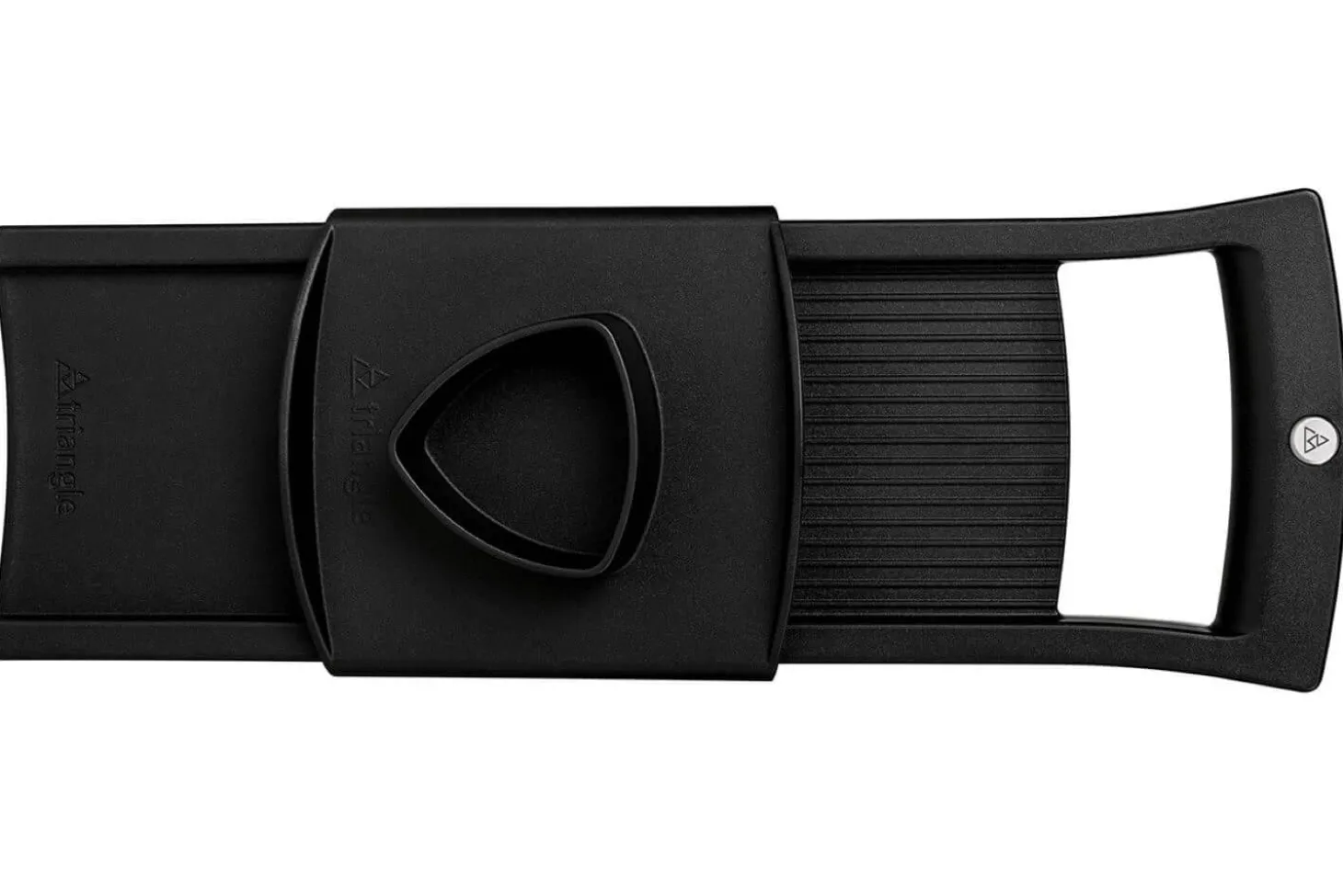 Mandoline Triangle lame inox 2mm + poussoir PP noir