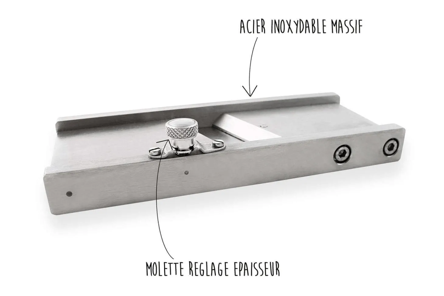 Mandoline à truffe professionnelle Bron Coucke acier inox massif