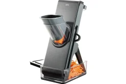 Mandoline verticale Gefu Stando avec récipient de collecte et couvercle