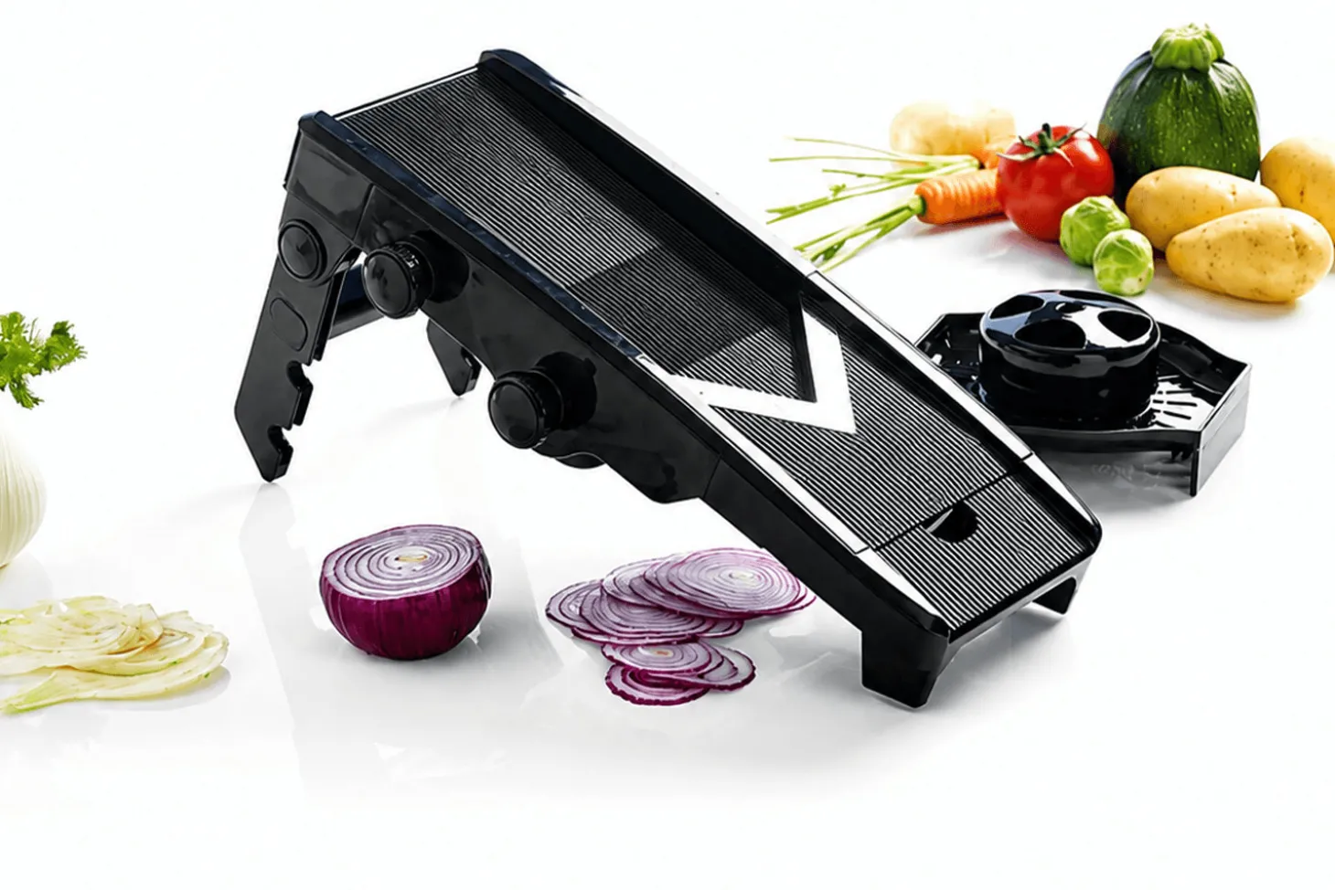 Mandoline V multi-râpes Mastrad