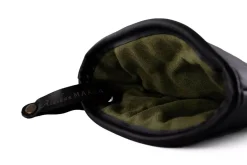 Manique Alaskan Maker Defender noir et vert en cuir