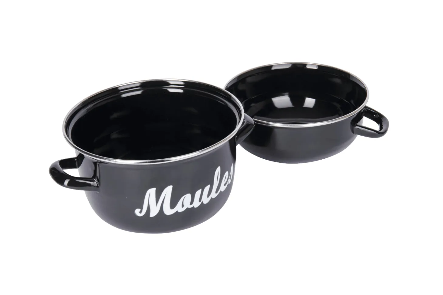 Marmite à moules KitchenCraft World of Flavors en acier émaillé