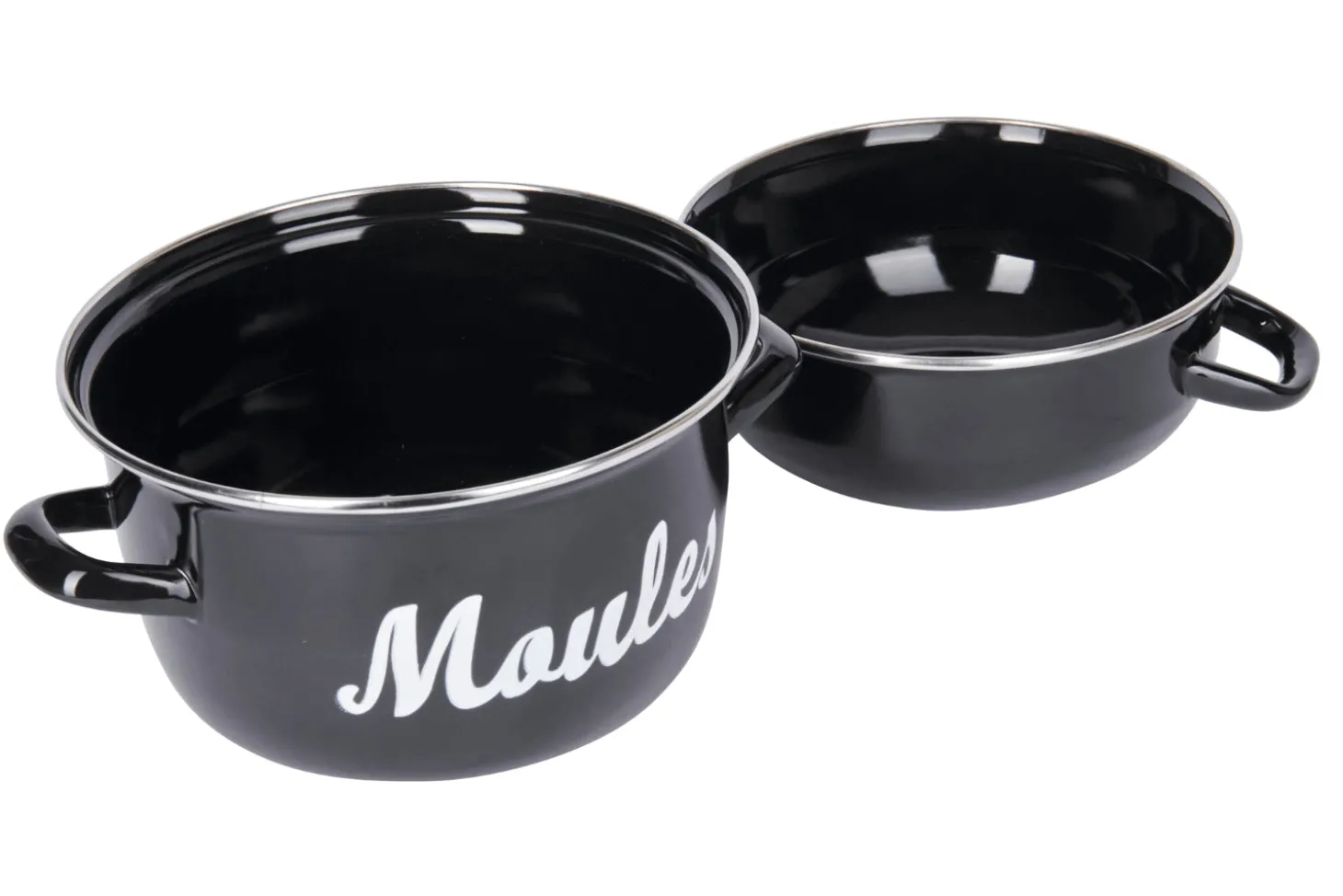Marmite à moules KitchenCraft World of Flavors en acier émaillé