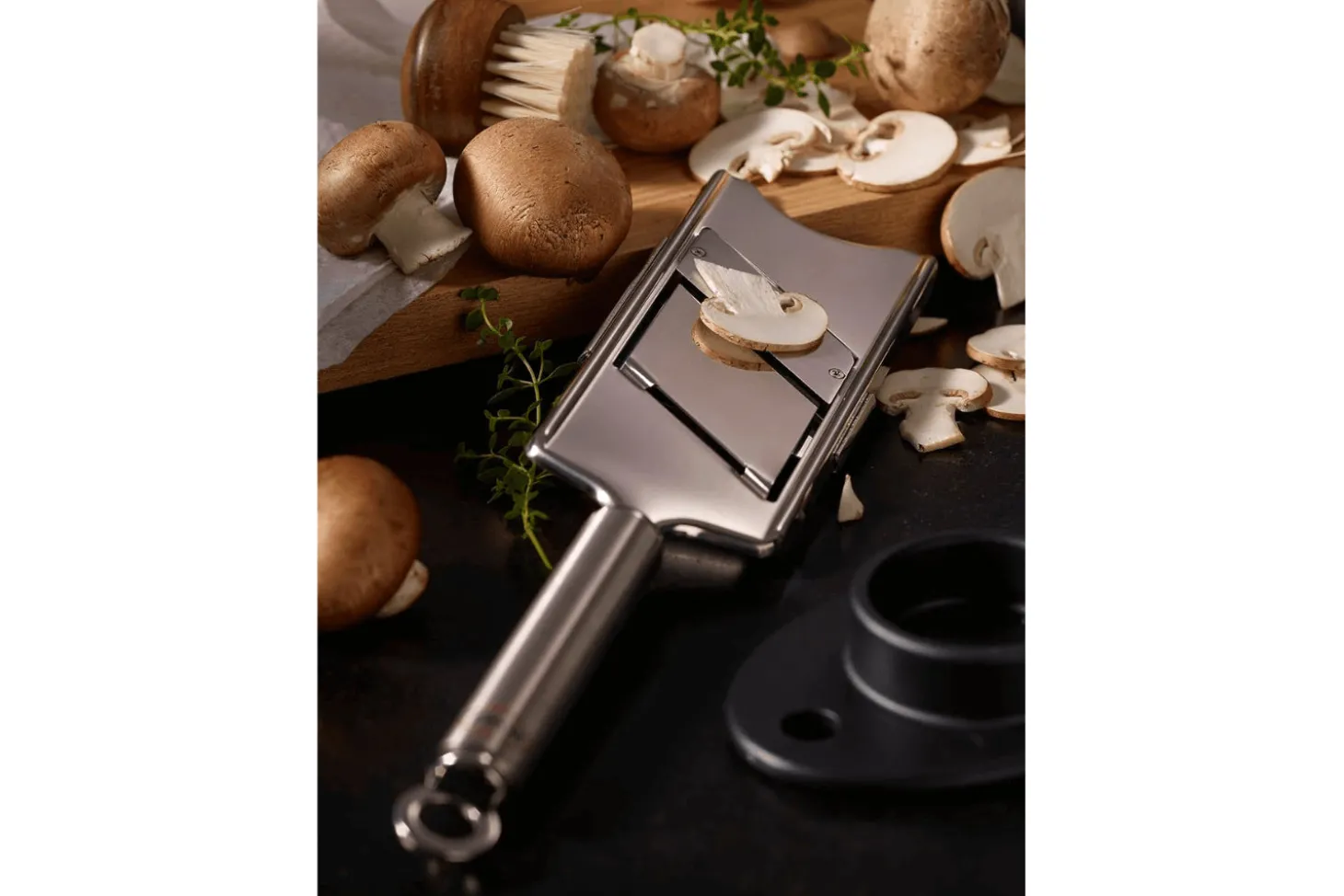 Éminceur gourmet Rosle en acier inoxydable